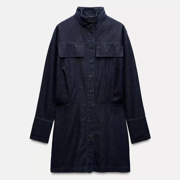 Zara Dresses & Skirts - Zara Pocket Denim Dress